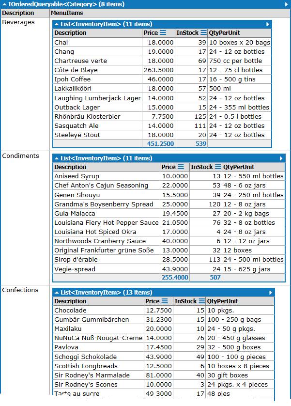 Program example 1 - Results