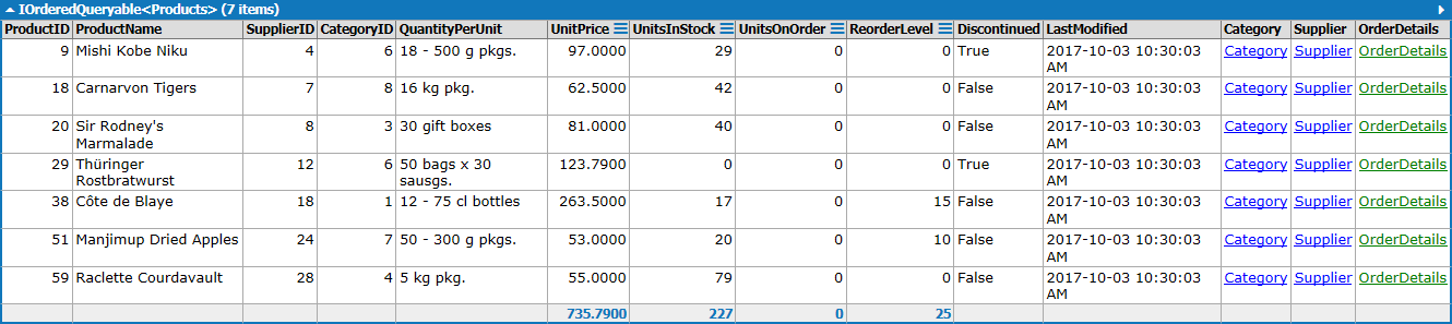 Where Results 1